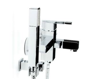 Bateria wannowa Deante Cubic ścienna chrom (BDD 011M) 5