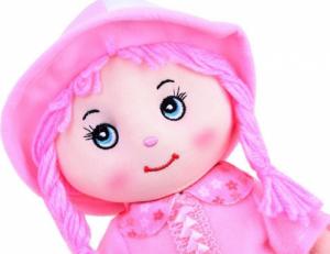 Jokomisiada Lalka Zuzia w kapeluszu szmaciana lala 28cm ZA2654 5