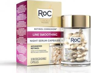 RoC RoC Retinol Correxion Line Smoothing Advanced Retinol Night Serum Capsules Serum do twarzy 10,5ml 1