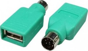 Adapter USB Value USB - PS/2 Zielony 1