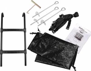 Trampolina ogrodowa SkyFlyer TR0034 z siatką wewnętrzną 10 FT 304 cm 5