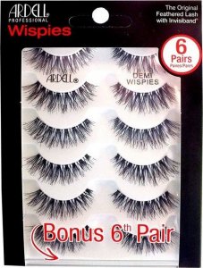ARDELL_Demi Wispies 6-Pack sztuczne rzęsy na pasku sześć par Black 1