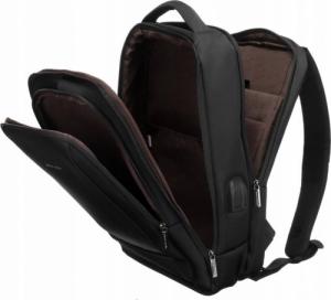 Plecak Pierre Cardin Wytrzymały, wodoodporny plecak na laptopa  15''  Pierre Cardin NoSize 2