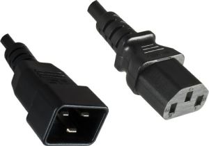 Kabel zasilający MicroConnect Przedłużacz zasilający 1m (PE030610) 1