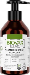 BIOVAX_Eco-Clay zielona myjąca ekoglinka do włosów 200ml 1