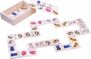 Jokomisiada Obrazkowe Domino dla dzieci zwierzątka ZA2515 2