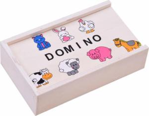 Jokomisiada Obrazkowe Domino dla dzieci zwierzątka ZA2515 4