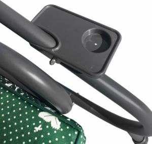 Ramiz Ogromna Huśtawka Ogrodowa Siedzisko Plecionka 2x1 Zielona Motyle 7