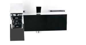 Bateria wannowa Deante Vigo ścienne chrom (BDW 010M) 4