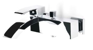 Bateria wannowa Deante Vigo ścienne chrom (BDW 010M) 5