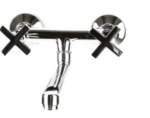 Bateria umywalkowa Deante Lucerna ścienna chrom (BEL 050D) 5