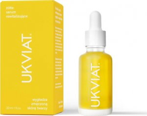 UKVIAT_Żółte serum rewitalizujące wygładza zmęczoną skórę twarzy 30ml 1
