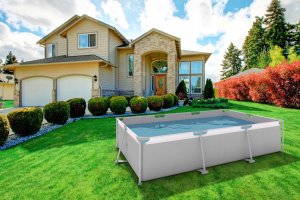 PSB Basen ogrodowy stelażowy z pompą 300 x 207 cm 3