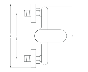 Bateria prysznicowa Deante Alpinia chrom (BGA 040M) 3