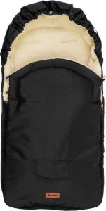 Sensillo Śpiworek do wózka wełna Black 95x40 2