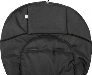 Sensillo Śpiworek do wózka wełna Black 95x40 4