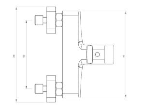 Bateria prysznicowa Deante Hiacynt chrom (BQH 040M) 3