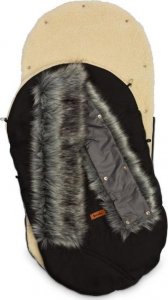 Sensillo ŚPIWOREK ESKIMO BLACK / WEŁNA 100 X 46 4