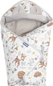 Sensillo OTULACZ DO FOTELIKA VELVET BIAŁY LEŚNA PRZYGODA 4