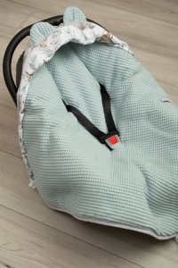 Sensillo OTULACZ DO FOTELIKA WAFEL - SARENKI MIĘTOWY 4