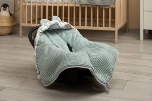 Sensillo OTULACZ DO FOTELIKA WAFEL - SARENKI MIĘTOWY 6