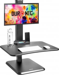 Duronic Duronic DM05D14 Podnośnik praca siedząca - stojąca | uchwyt monitora i klawiatury | biurko do pracy na stojąco | stacja robocza 1