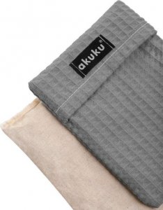 Akuku A0635 TERMOFOR PESTKI WIŚNI 13 X 16 CM SZARY 2