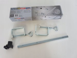 Scheppach Zestaw akcesoriów Scheppach do PL75/PL55: 2 x zaciski 1 x łącznik 1 x zabezpieczenie 3