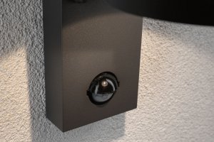 Kinkiet Paulmann Oprawa elewacyjna czujnik PIR 230V Wandl Capea 5W Czarny 4