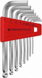 PB Swiss Tools Zestaw kluczy trzpieniowych sześciokątnych z końcówką kulistą PB Swiss Tools 1