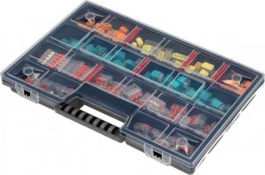 Orno Zestaw złączek instalacyjnych HOUSE PREMIUM, 151 sztuk. Wciskane: 25x 2-przew. 25x 3-przew. 20x 4-przew. 15x 5-przew. 10x 6-przew. 8x 8-przew. Zaciskowe: 20x 2-przew. 20x 3-przew. 8x 5-przew. 5