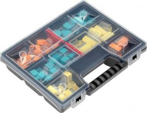 Orno Zestaw złączek instalacyjnych HOUSE, 123 sztuk. Wciskane: 30x 2-przew. 30x 3-przew. 25x 4-przew. 20x 5-przew. 10x 6-przew. 8x 8-przew. 5