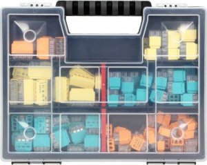 Orno Zestaw złączek instalacyjnych HOUSE, 123 sztuk. Wciskane: 30x 2-przew. 30x 3-przew. 25x 4-przew. 20x 5-przew. 10x 6-przew. 8x 8-przew. 6