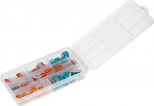 Orno Zestaw złączek instalacyjnych APARTMENT, 65 sztuk. Wciskane: 15x 2-przew. 15x 3-przew. 10x 4-przew. Zaciskowe: 10x 2-przew. 15x 3-przew. 4