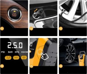 Kompresor samochodowy Mbg Line 3650 12 V 120 W 4