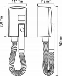 Suszarka Valera SUSZARKA BASENOWA DO WŁOSÓW 1200W HOTELLO Valera 3
