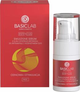 Basiclab BasicLab Emulsyjne serum z 0,3% czystego retinolu 15 ml 1