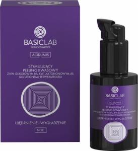 Basiclab BasicLab Stymulujący peeling kwasowy ujędrnienie i wygładzenie 30ml 1