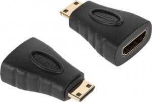 Adapter AV Cabletech Złącze HDMI gniazdo-wtyk mini HDMI pozłacany 1