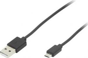 Kabel USB Blow USB-A - microUSB 1 m Czarny 1