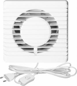 Orno Wentylator łazienkowy 100mm, natynkowy - przewód z wyłącznikiem 4