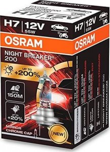 Osram Żarówka halogenowa osram h7 12v 55w px26d night breaker 200  /1 szt./ 1