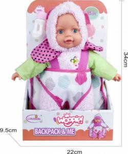 Woopie WOOPIE ROYAL Lalka Bobas dla Dzieci Biedronka 33 cm + Nosidełko Akc. 3