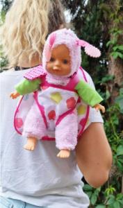 Woopie WOOPIE ROYAL Lalka Bobas dla Dzieci Biedronka 33 cm + Nosidełko Akc. 8