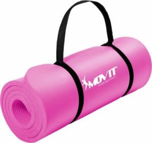 Movit Mata treningowa M02306 190 cm x 60 cm x 1.5 cm różowa 1