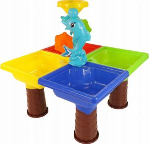 LUXMA Stolik do piasku i do wody delfin młyn 25 el 9829 13