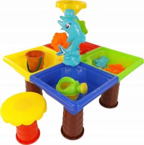 LUXMA Stolik do piasku i do wody delfin młyn 25 el 9829 8
