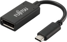 Adapter USB Fujitsu USB-C - DisplayPort Czarny  (S26391-F6058-L201) 1