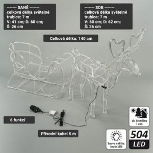 Dekoracja świąteczna Nexos renifer 6