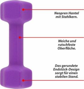 Maxxiva ‎Hantle D84985 neoprenowe 2 x 2 kg 4